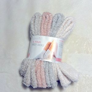 Lemon Ladies Accessories Lemon Cozy Crew Socks 4 Pair/ fits size 5-9.5